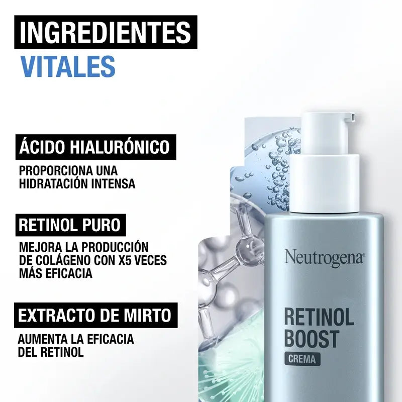 Neutrogena Retinol Boost Anti-Falten-Gesichtsfeuchtigkeitspflege, 2X50 Ml