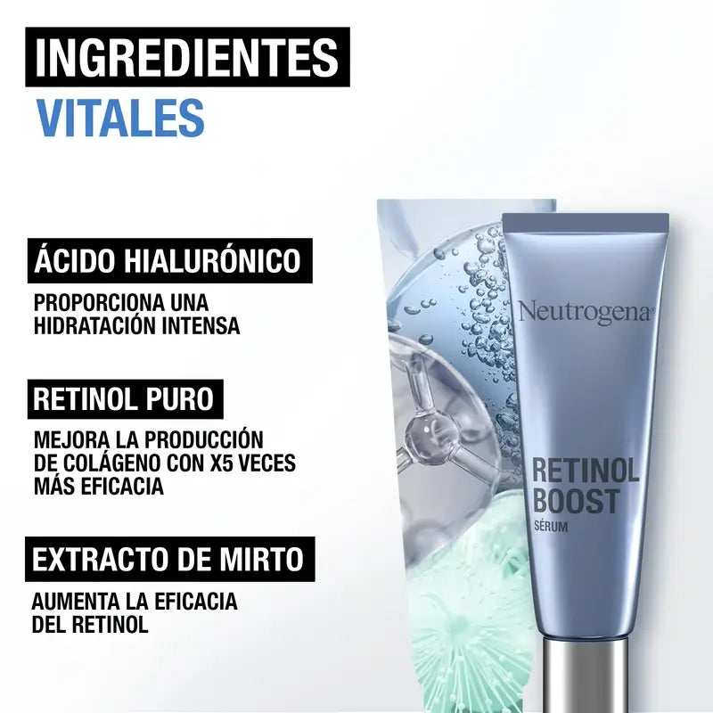 Neutrogena Retinol Boost Anti-Falten Gesicht Serum, 2X15 Ml
