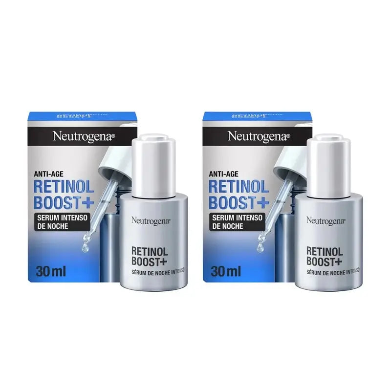 Neutrogena Retinol Boost Intensives Anti-Falten Gesichtsserum 0,23% Retinol, 2X30 Ml