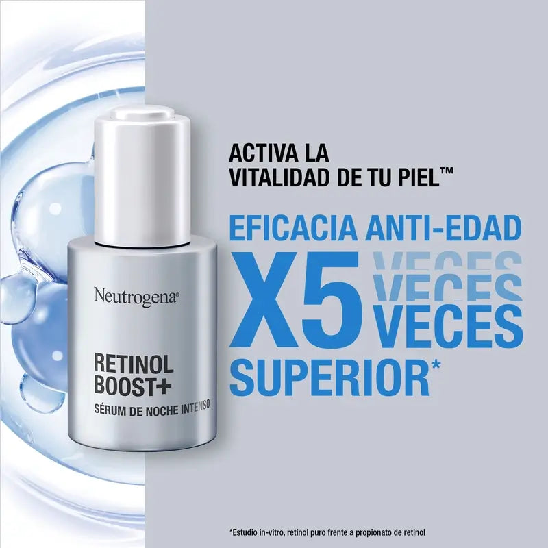 Neutrogena Retinol Boost Intensives Anti-Falten Gesichtsserum 0,23% Retinol, 30 ml