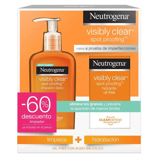 Neutrogena Visibly Clear Facial Routine Reiniger + Feuchtigkeitscreme