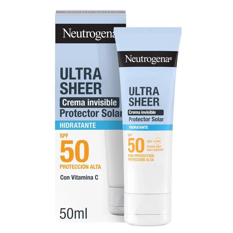 Neutrogena Ultra Sheer unsichtbare feuchtigkeitsspendende Creme Spf50, 50 ml