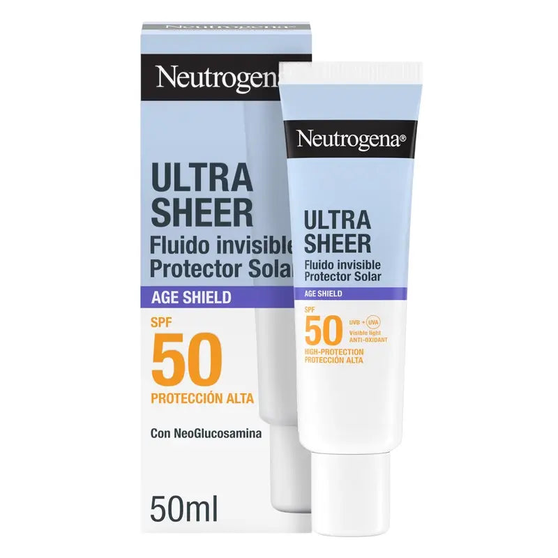 Neutrogena Ultra Sheer Unsichtbares Anti-Aging Fluid Spf50, 50 ml