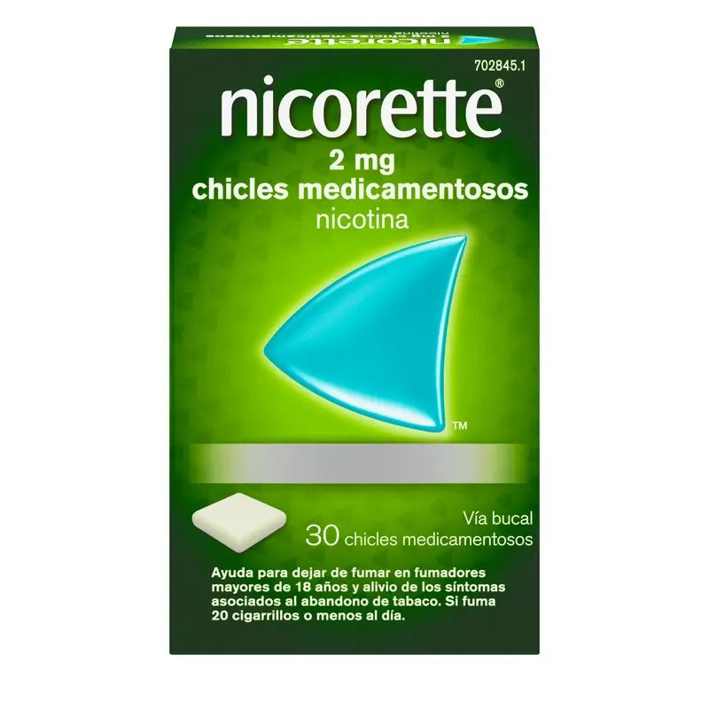 Nicorette 2 mg 30 Kaugummi