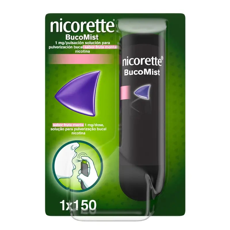 Nicorette® BucoMist 1 mg/Pulp Mundspüllösung Minzfruchtgeschmack