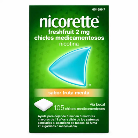 Nicorette Freshfruit 2 mg 105 Kaugummi