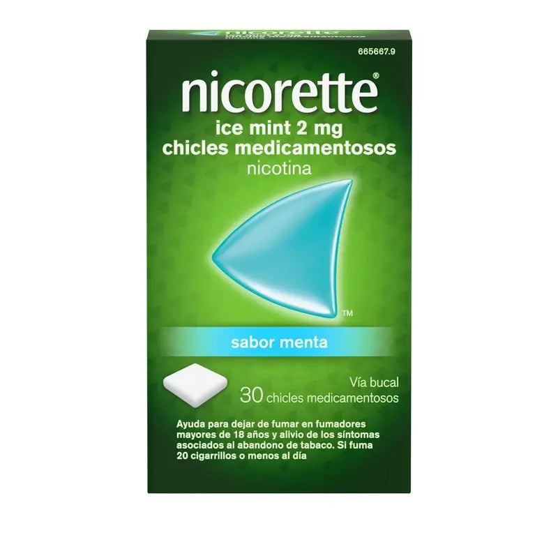 Nicorette Eis-Minze 30 Kaugummi 2 Mg