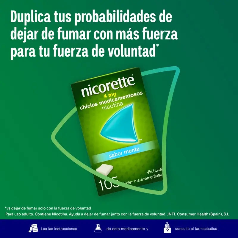 Nicorette Ice Mint 4 mg 105 Kaugummi
