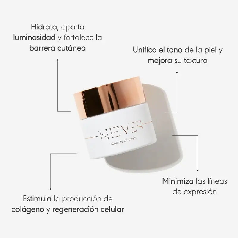 Nieves By Nieves Álvarez Straffende Gesichtscreme Absolute Lift Creme, 50 ml