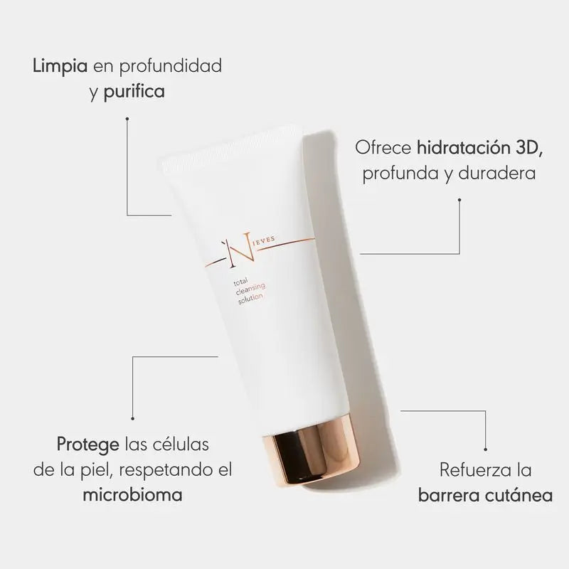 Nieves By Nieves Álvarez Reinigendes Reinigungsgel Total Cleansing Solution, 100 ml