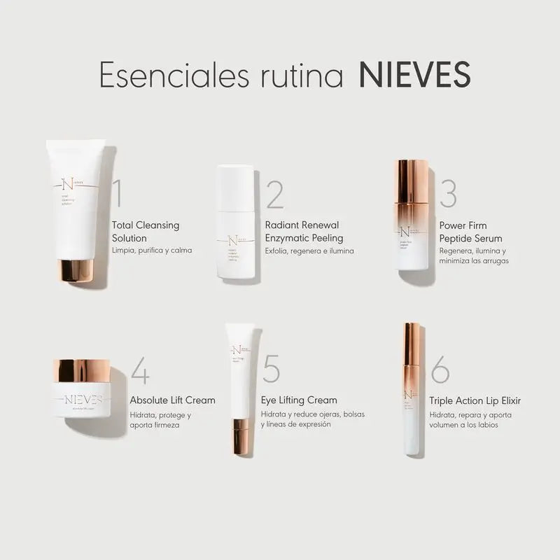Nieves By Nieves Álvarez Triple Action Lip Elixir Feuchtigkeitsspendende & volumengebende Lippenpflege, 10 ml