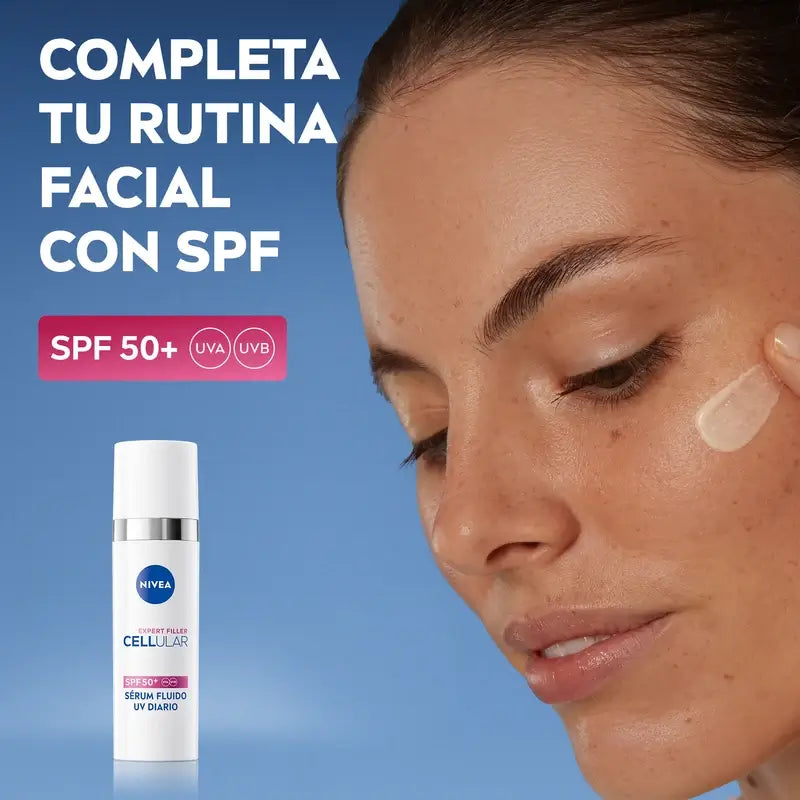 Nivea Cellular Expert Filler Tägliches Uv Fluid Serum Spf50+ 30Ml