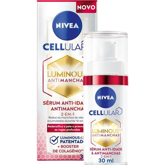 Nivea Cellular Luminous 630 2 In 1 Anti-Blemish & Anti-Ageing Gesichtsserum, 30 ml