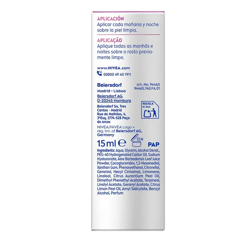 Nivea Hyaluron Cellular Expert Filler Hyaluronsäure auffüllendes Serum 15Ml