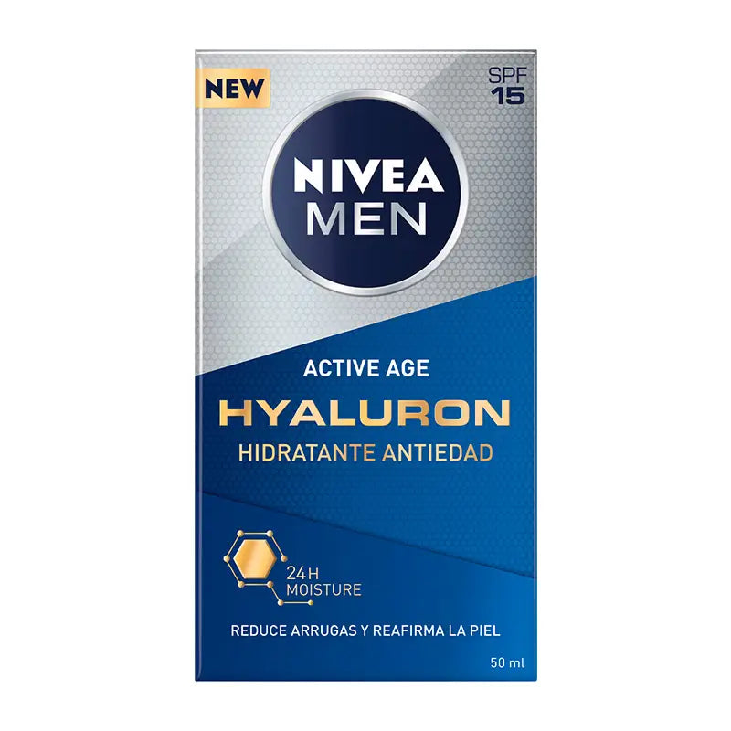 Nivea Men Hyaluron-Feuchtigkeitscreme SPF 15, 50 ml