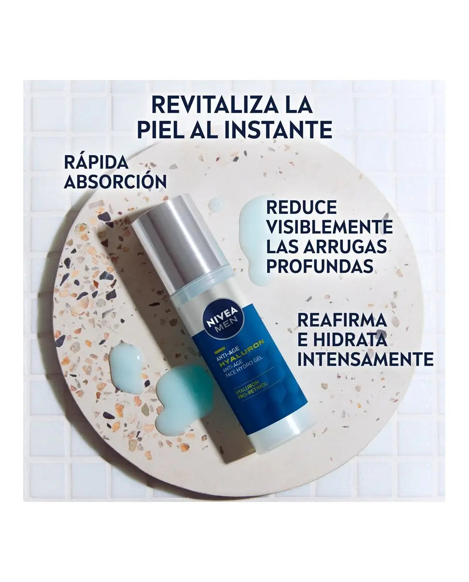 Nivea Men Hyaluron Anti-Aging Feuchtigkeitsgel, 50 ml