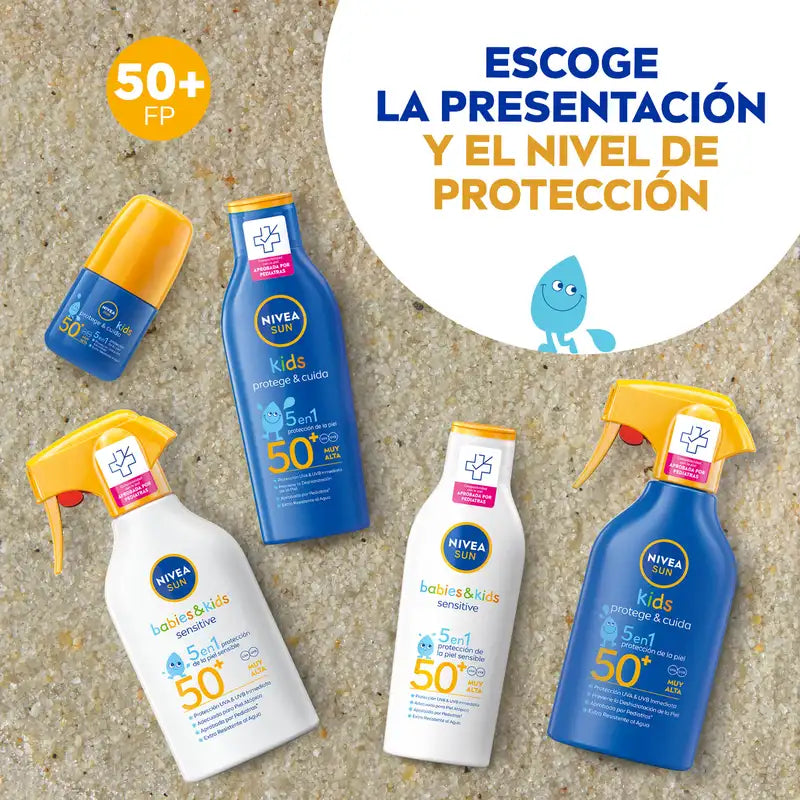 Nivea Sun Babies & Kinder Sensitiv Roll-On Sun Kids Spf50+ 50Ml