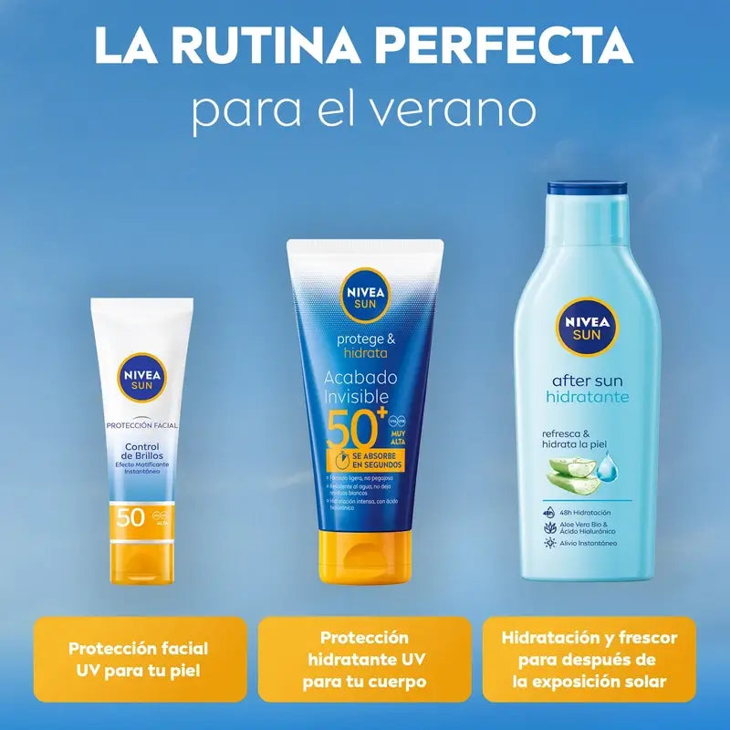 Nivea Sonne schützen & befeuchten Unsichtbares Finish Sonnenlotion Spf50+ 150Ml
