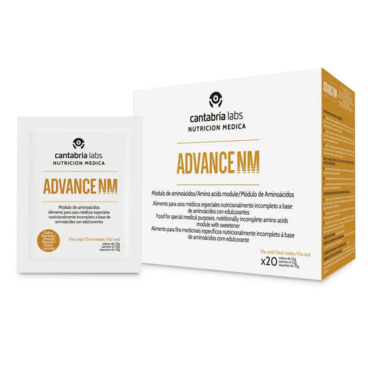 Advance NM Orangengeschmack (Arginin + Glutamin + Hmb), 25g x 20 Beutel, Cantabria Labs Medical Nutrition