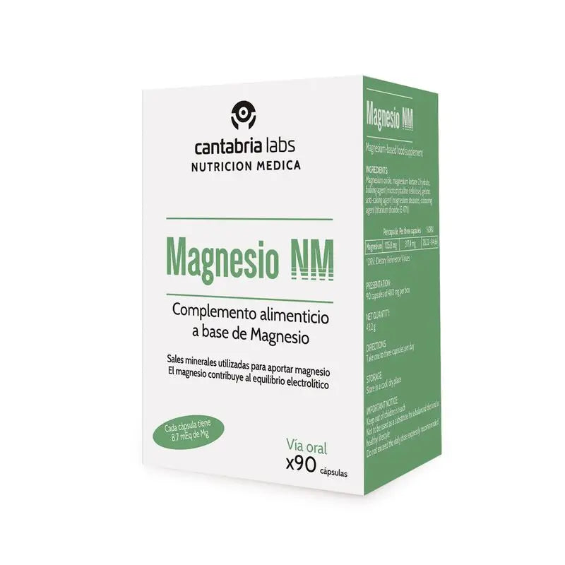 Magnesium NM 90 Kapseln, Cantabria Labs Medizinische Ernährung