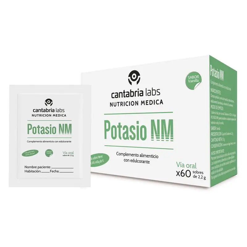 Kalium NM 2,2g x 60 Sachets, Cantabria Labs Nutrición Médica