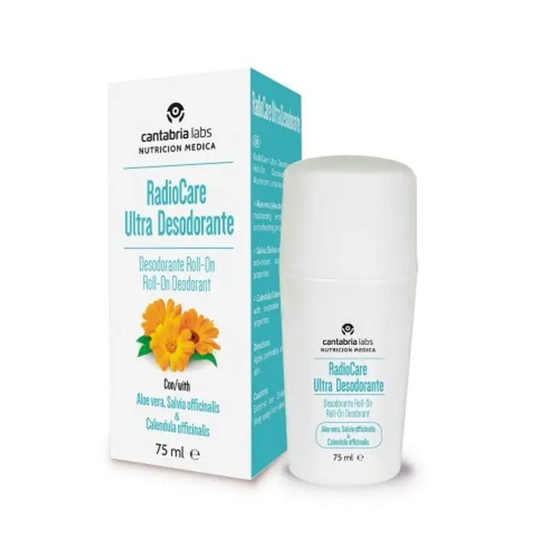 Radiocare Ultra Deodorant, 75 ml, Cantabria Labs Medizinische Ernährung