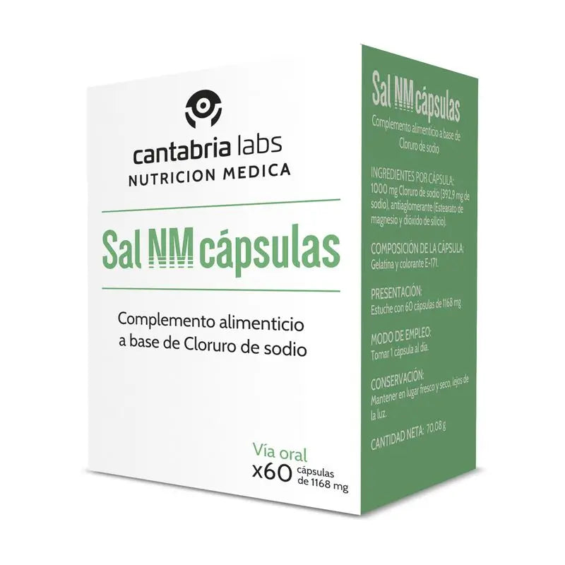 NM Salz 60 Kapseln, Cantabria Labs Medizinische Ernährung