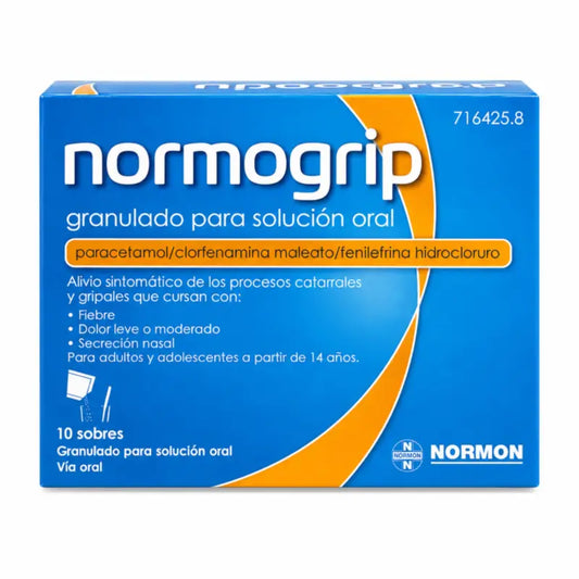 Normogrip Granulat für orale Lösung, 10 Beutel