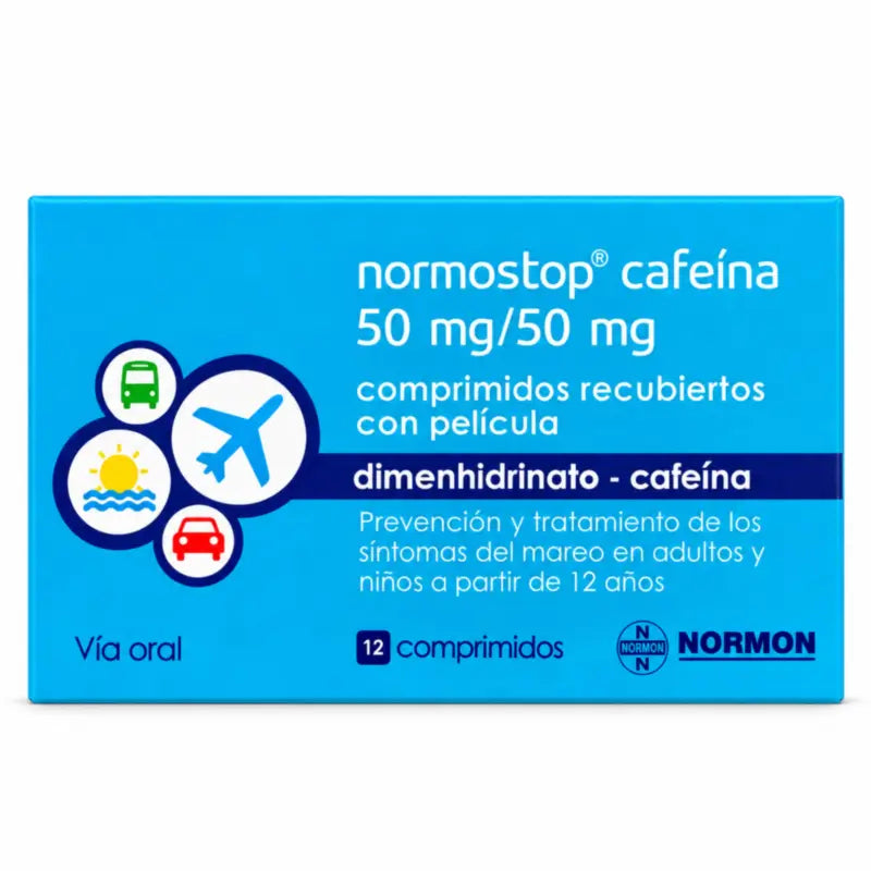 Normostop Koffein 50 mg/ 50 mg, 12 Filmtabletten