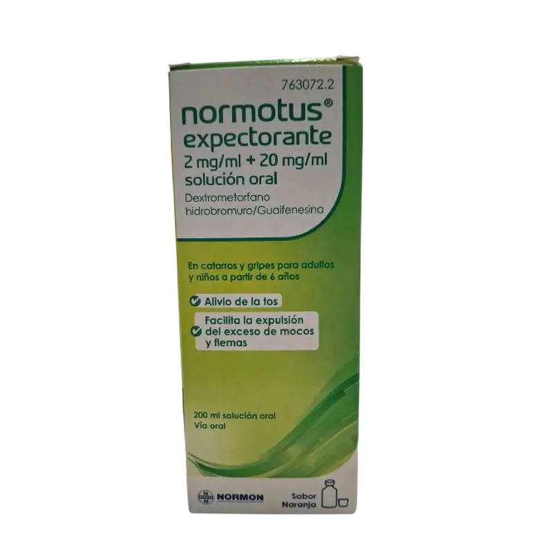 Normotus Expectorant 2 mg/ml + 20 mg/ml Lösung zum Einnehmen 1 Flasche, 200 ml