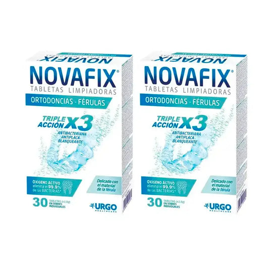 Novafix Kieferorthopädische Tabletten & Schienen, 2 x 30 Stück