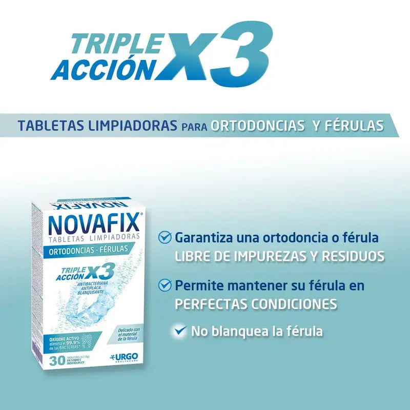 Novafix Kieferorthopädische Tabletten & Schienen , 30 Stück