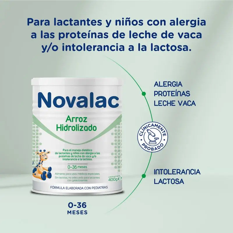 Novalac Hydrolysierter Reis 400 g, 1 neutraler Topf