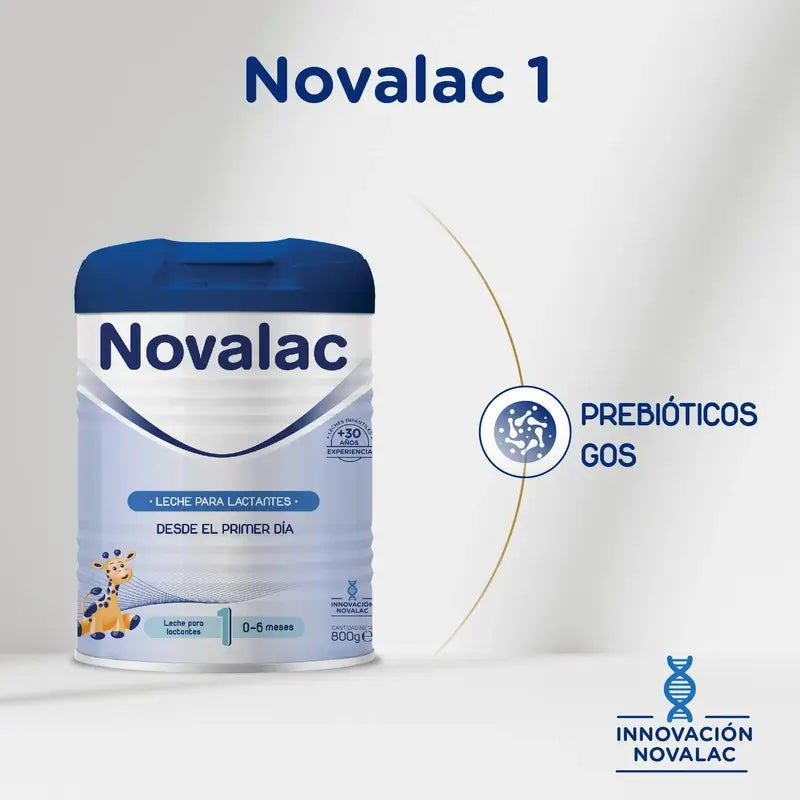 Novalac 1 Starter-Milch, Packung 4 X 800 g