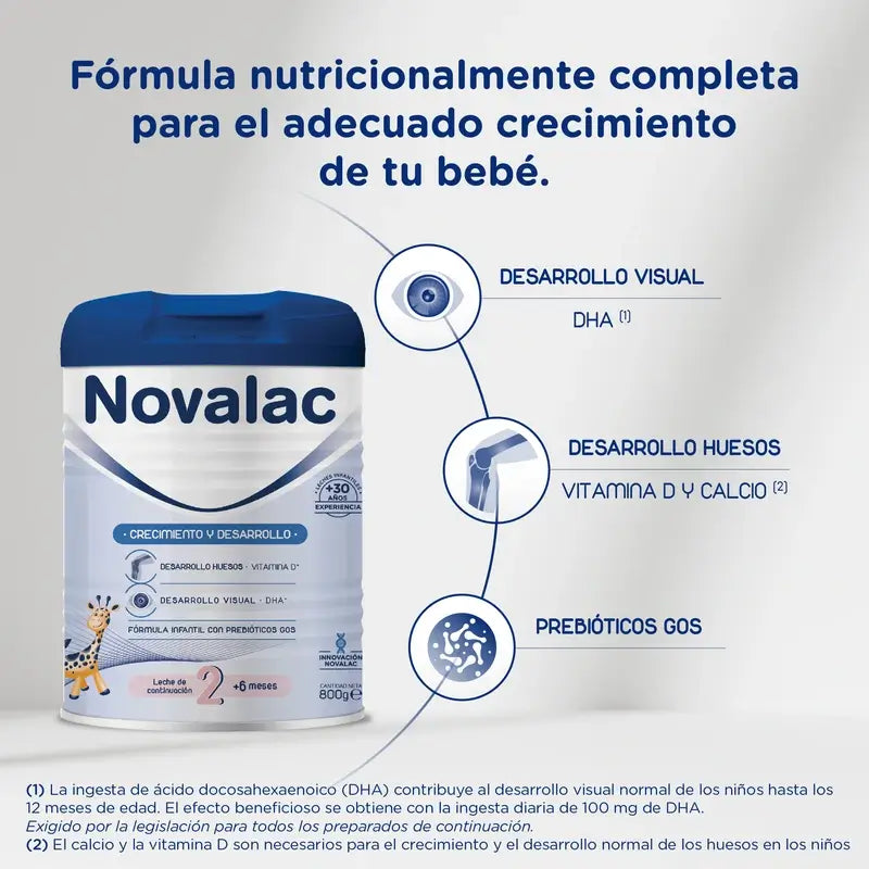 Novalac 2 Milch, 6X800 Gr.