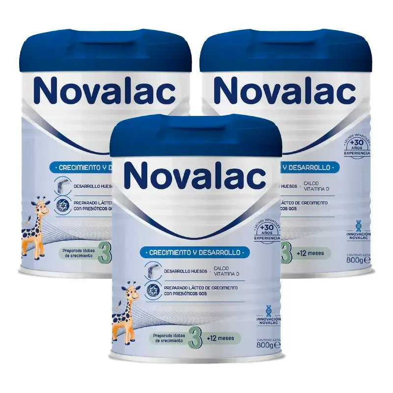 Novalac 3 Aufwuchs-Milch, 3X800g