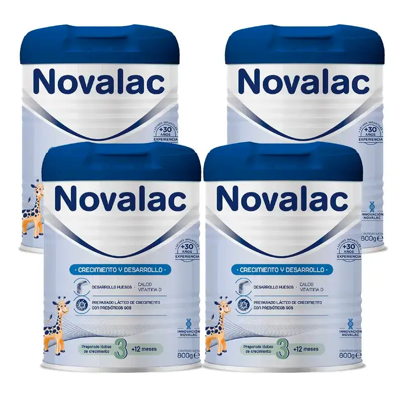 Novalac 3 Aufwuchs-Milch, 4X800g