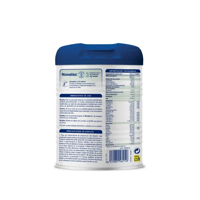 Novalac 3 Aufwuchs-Milch, 4X800g