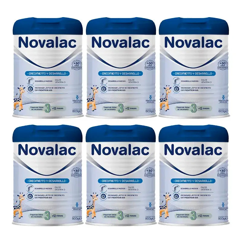 Novalac 3 Aufwuchermilch, 6X800 Gr