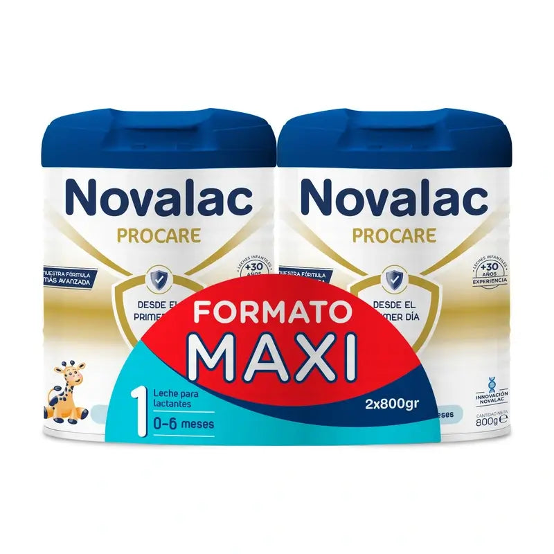 Novalac Procare 1 Starter-Milch Maxi-Pack, 2x800 g