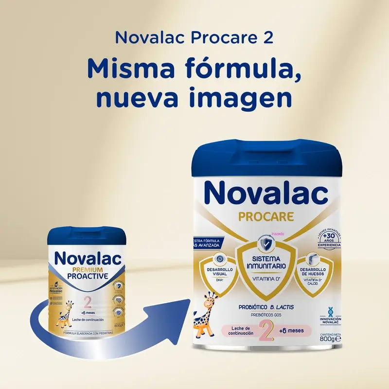 Novalac Procare 2 Folgemilch, 8X800 Gr