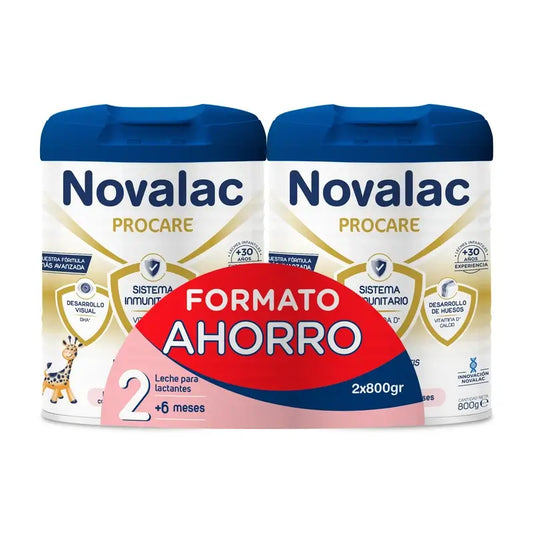 Novalac Procare 2 Fortsetzung Milch Sparpaket 2X800Gr