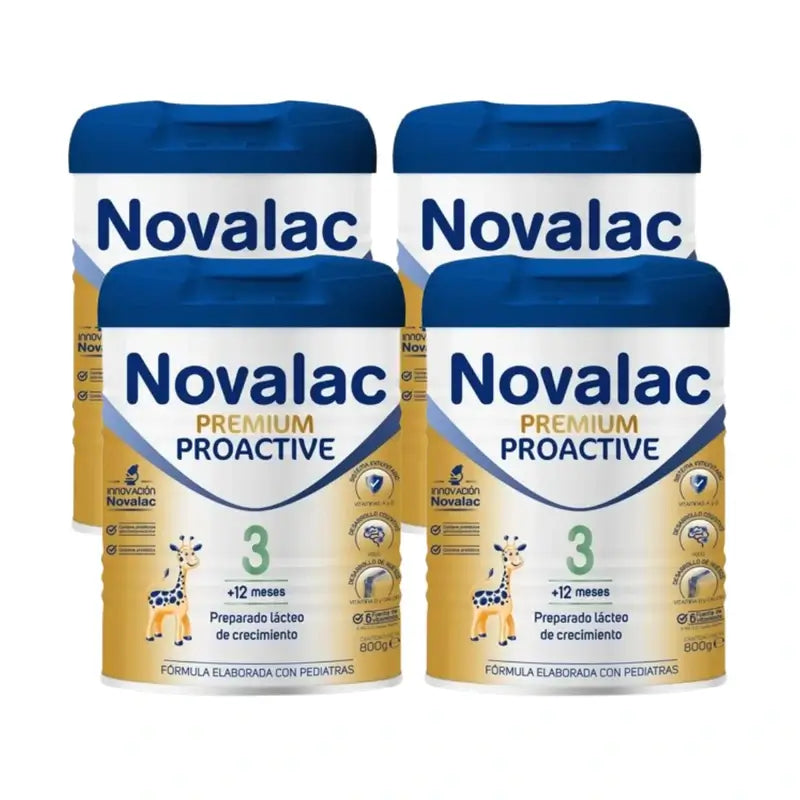 Novalac Premium Proactive 3 Aufwuchermilch, 4X800 Gr