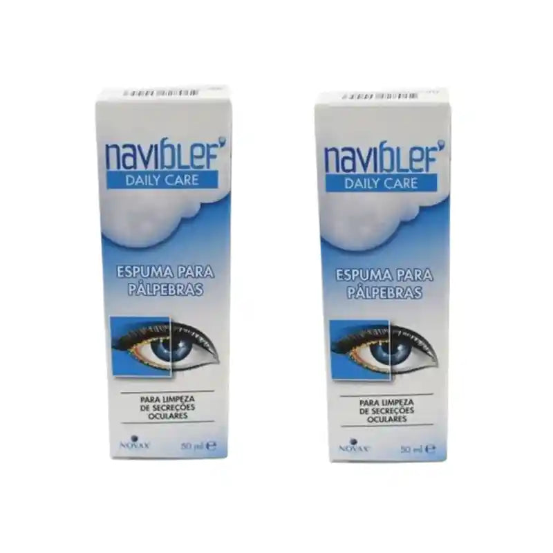 Novax Naviblef Tägliche Pflege Augenlidschaum, 2X50 Ml