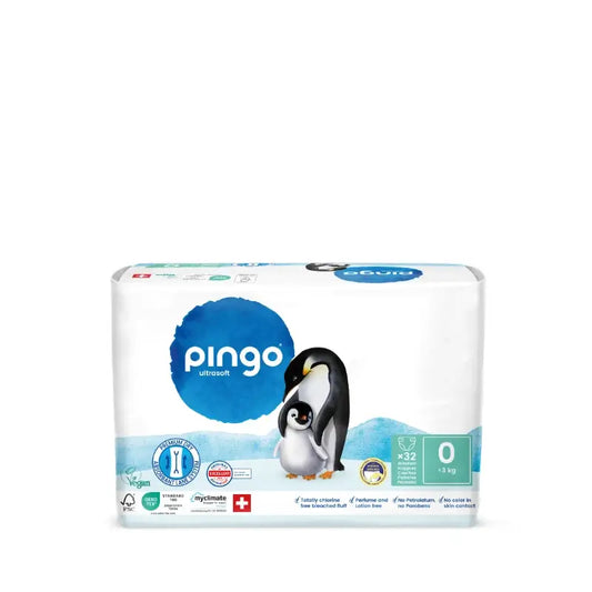 Pingo Öko-Windeln Größe 0 (<3 kg) 32 Stück