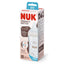 Nuk Perfect Match Crystal Silikon Babyflasche 0-6M Flow M Regenbogen, 230 ml