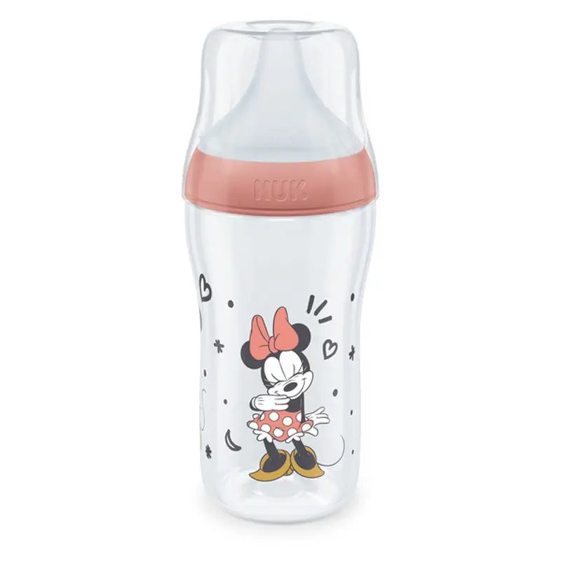 Nuk Perfect Match Pp Silikon Babyflasche 0-6M M-Flow Mickey Mouse Rot , 260 ml