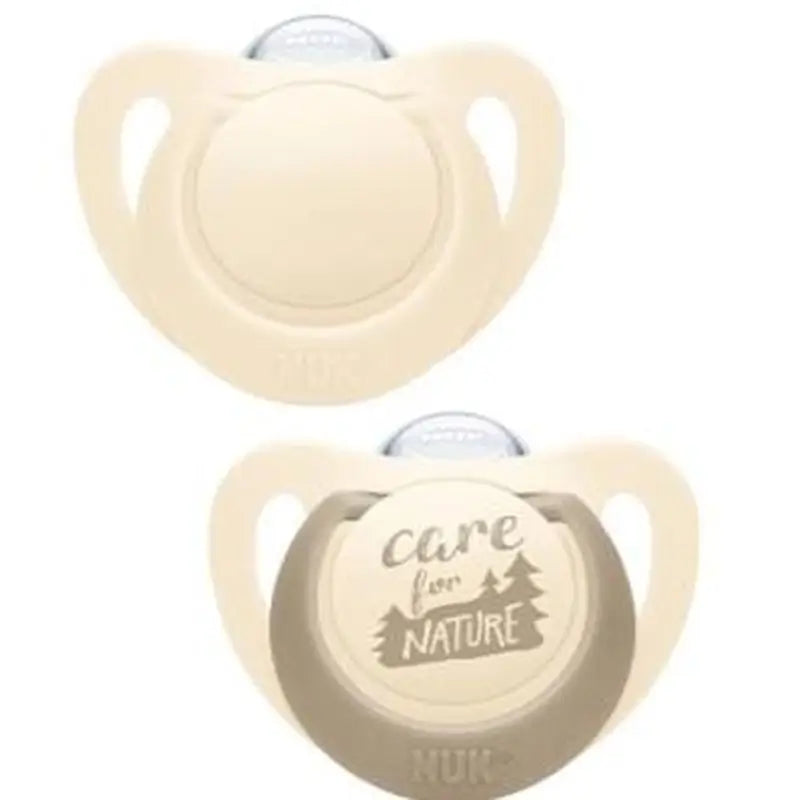 Nuk Nuk For Nature Soother 0-6 Silicone 2Ud.