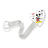 NUK Schnullerband Mickey Mouse 0m+