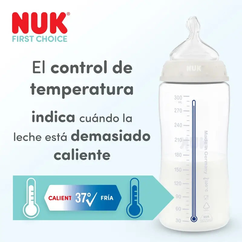 NUK First Choice+ Babyflasche 150 ml, Sauger S, 0m+, Wal